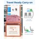 thumbnail image 5 of Mochila BAGSMART Carry On Travel 30 L resistente al agua, color rosa, 5 of 6
