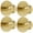 gold 4pcs, variant on 4 Pack Heavy Duty Stainless Steel Adhesive Hooks - 10LB Weight Capacity, No Drill Wall Hooks for Bathroom, Kitchen, Shower - Chrome Finish Towel & Coat Hanger Holders