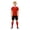 11@Red9, variant on Boys Soccer Training Outfits Short Sleeve Tee Shorts Set Summer Athletic Tracksuit