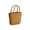 Khaki_Hot#448, variant on Handwoven Plastic Beach Tote Bag, Khaki Summer Handbag, 11.81 x 11.02 x 1.57 Inches