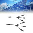 thumbnail image 4 of Male Female Solar Connector, Dustproof Oxidation Resistant Y Branch Connectors Easily Plug Unplug 1000V DC 1 Pair  For Outdoor, 4 of 8