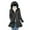 Black-A, variant on Odeerbi Women's Winter Coat Lightweight Puffer Jacket Long Down Jacket Lightweight Removable Hood Down Jacket Mid-length Slim Large Size Thin Jacket Black