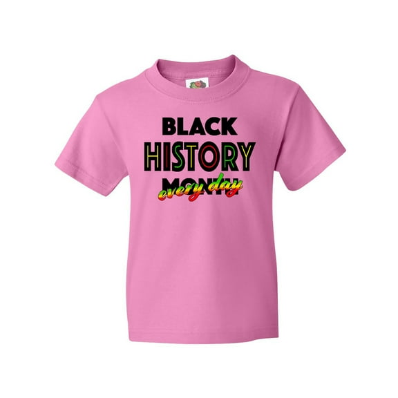 Inktastic Black History Month Every Day Youth T-Shirt