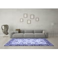 thumbnail image 3 of Ahgly Company Indoor Rectangle Abstract Blue Modern Area Rugs, 4' x 6', 3 of 4