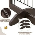 thumbnail image 2 of Yaheetech 30.7" H 6-Panel Pet Gate Pet Puppy for Dogs,Espresso, 2 of 8