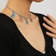 thumbnail image 3 of Collar para mujer, joyería para mujer, colgante con borlas de metal en contraste, regalo de joyería para mujer, collar de perlas, 3 of 5