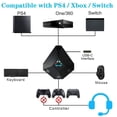 thumbnail image 2 of Adaptador USB para teclado y ratón con indicador LED. Convertidor Plug and Play compatible con PlayStation 4/3, Xbox One/360 y Switch Lite, 2 of 7