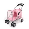Kittywalk 5th Ave Pet Stroller Pink 26” x 14” x 35.5"