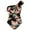 Black Floral, variant on Hilor Womens One Piece Swimsuits One Shoulder Swimwear Asymmetric Ruffle Monokinis Bathing Suits
