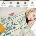 thumbnail image 3 of ARISTURING Wildflower Botanical Floral Throw Blanket Vintage Soft Fuzzy Lightweight Colorful Flowers Print Herbs Sage Green Leaves Blankets Gifts for Adult 50x60in Couch Sofa Room Bed Decor, 3 of 6