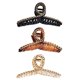 thumbnail image 5 of Jumpingount Pinza para el pelo Cadena vintage Pinza para el pelo Acrílico Mujer Horquilla para el pelo Chica Fiesta Barrette Accesorio para peinado, Marrón Accesorio para el cabello ámbar Jumpingount AP001178-02, 5 of 6