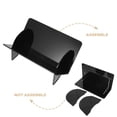 thumbnail image 3 of FESTFENDS Black Record Storage Rack for Vinyl Albums and Cd Display Organizer Desktop, 3 of 8