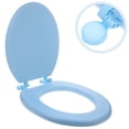 thumbnail image 2 of BRIGHTFUFU Tapa de asiento de inodoro Asiento de inodoro de espuma suave Asiento de inodoro engrosado Asiento de inodoro cómodo Asiento de inodoro fácil de instalar para uso en el baño, 2 of 7