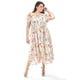 thumbnail image 1 of Vestido midi con estampado floral Roman Fashion /Tallas Extras, 3833 (Naranja) naranja 42, 1 of 6