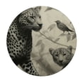 thumbnail image 2 of JEUXUS Round Fitted Tablecloth with Elastic Edged, Tiger Round Table Cover, Black Tiger Waterproof Table Cover for Kitchen Dining Holiday Parties Decoration,Fit for Round Tables, 2 of 7