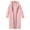 Pink, variant on CILENON Cardigan for Women Autumn and Winter Women's Hooded Long Sleeve Medium Long Sweater Sweater Long Coat (D,XXL)