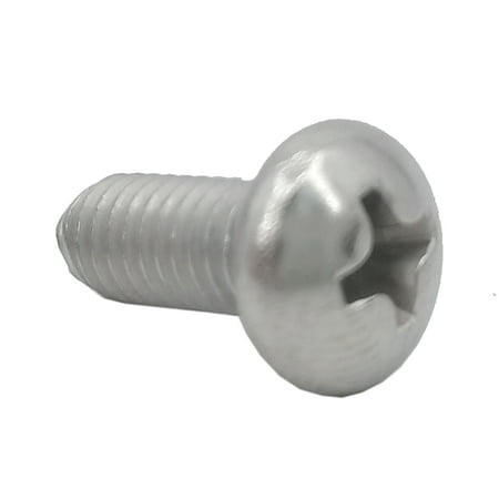 

FixtureDisplays® 10-32 X 7/16 Stainless Pan Head Machine Screws Full Thread Phillips Drive Stainless Steel 18-8 Machine Thread 312444
