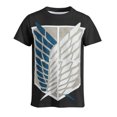 thumbnail image 3 of Camiseta de manga corta con cuello redondo y diseño retro de Wings of Liberty Attack on Titan para hombre, nueva camiseta de verano de manga corta, 3 of 5