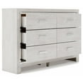 thumbnail image 3 of Ashley Furniture Altyra 6-Drawer Contemporary Wood Dresser in White, 3 of 8