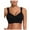 Black, variant on Comfy Bras for Women Padded Bra Feature V-Neck Nursing Bra Style W-962 Blue XL