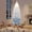 white+blue, variant on 7.5ft Slim Pencil Pre-Lit Christmas Tree, Dual Color LEDs Ombre Gradient Foldable Metal Stand Holiday Decor,white+pink