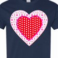 thumbnail image 4 of Inktastic Valentine Red Heart with Dots T-Shirt, 4 of 5