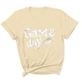 thumbnail image 4 of Mifsaly Men Game Day Football tops Crewneck Short Sleeve Cotton T-Shirts Relaxed Fit Distressed Vintage Graphic Sport Fans Tshirt Breathable Soft Casual Summer Basic Tees XXXL, 4 of 5