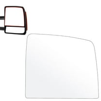 ECCPP Towing Mirror Glass Replacement for 2008-2017 For Toyota For Sequoia 2007-2017 For Toyota For Tundra Manual Adjustment Right Side Upper Flat Glass Tow Mirror Glass