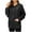 Black, variant on AherBiu Rain Jacket Women Waterproof Lightweight Hooded Zip up Raincoat Fall Winter Casual Hiking Outerwear