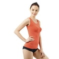 thumbnail image 4 of MD Shapewear Womens Tank Tops Body Shaper Camisole for Tummy Waist and Hips Large Orange, 4 of 5