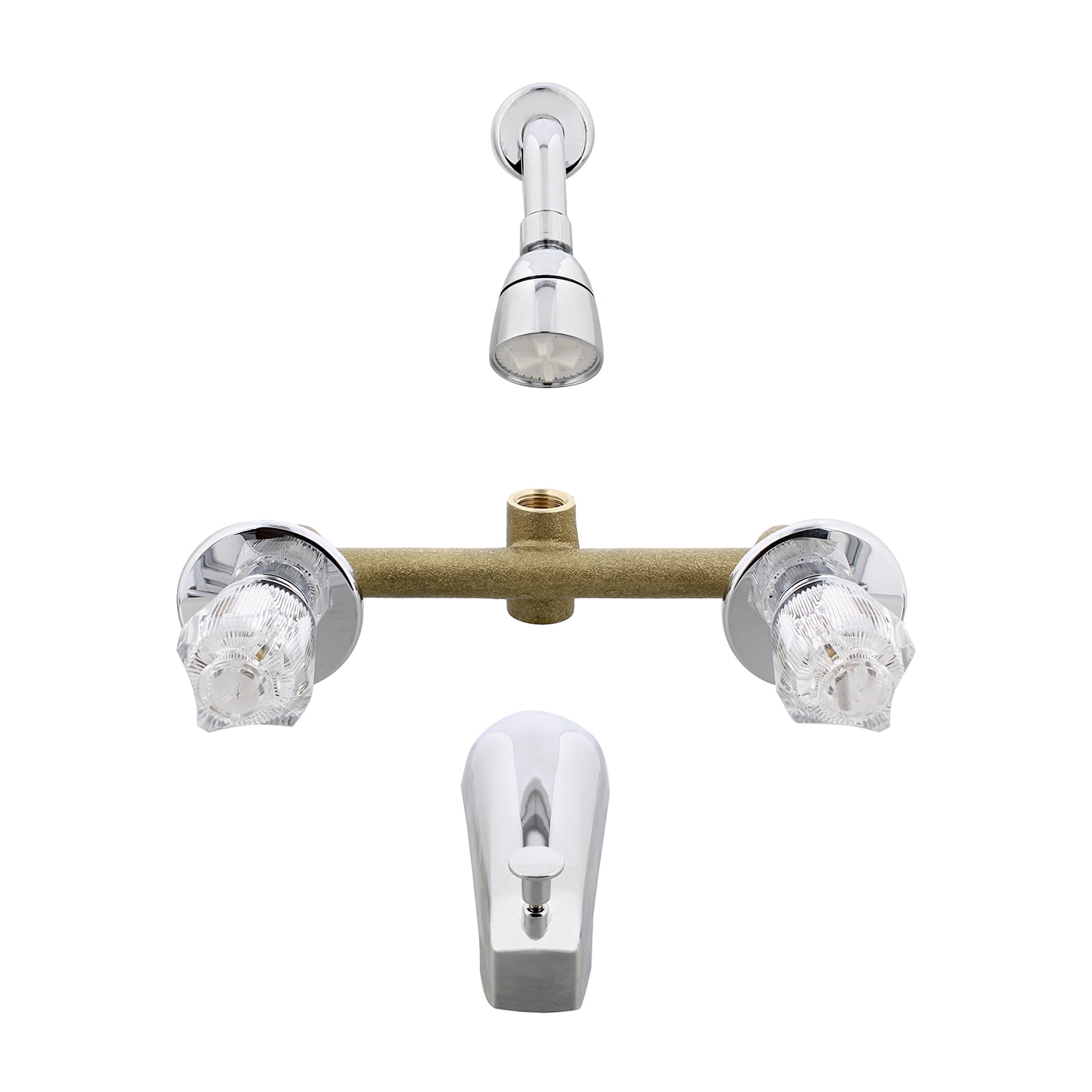Empire Faucets Tub Spout - 8in Bathtub Faucet with Shower Diverter