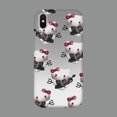 thumbnail image 1 of Funda de teléfono Hello Kitty para IPhone 11, 12, 13 Pro, XS, Max, XR, X, 7, 8Plus, carcasa de silicona suave transparente de Anime de dibujos animados oscuros, 1 of 4