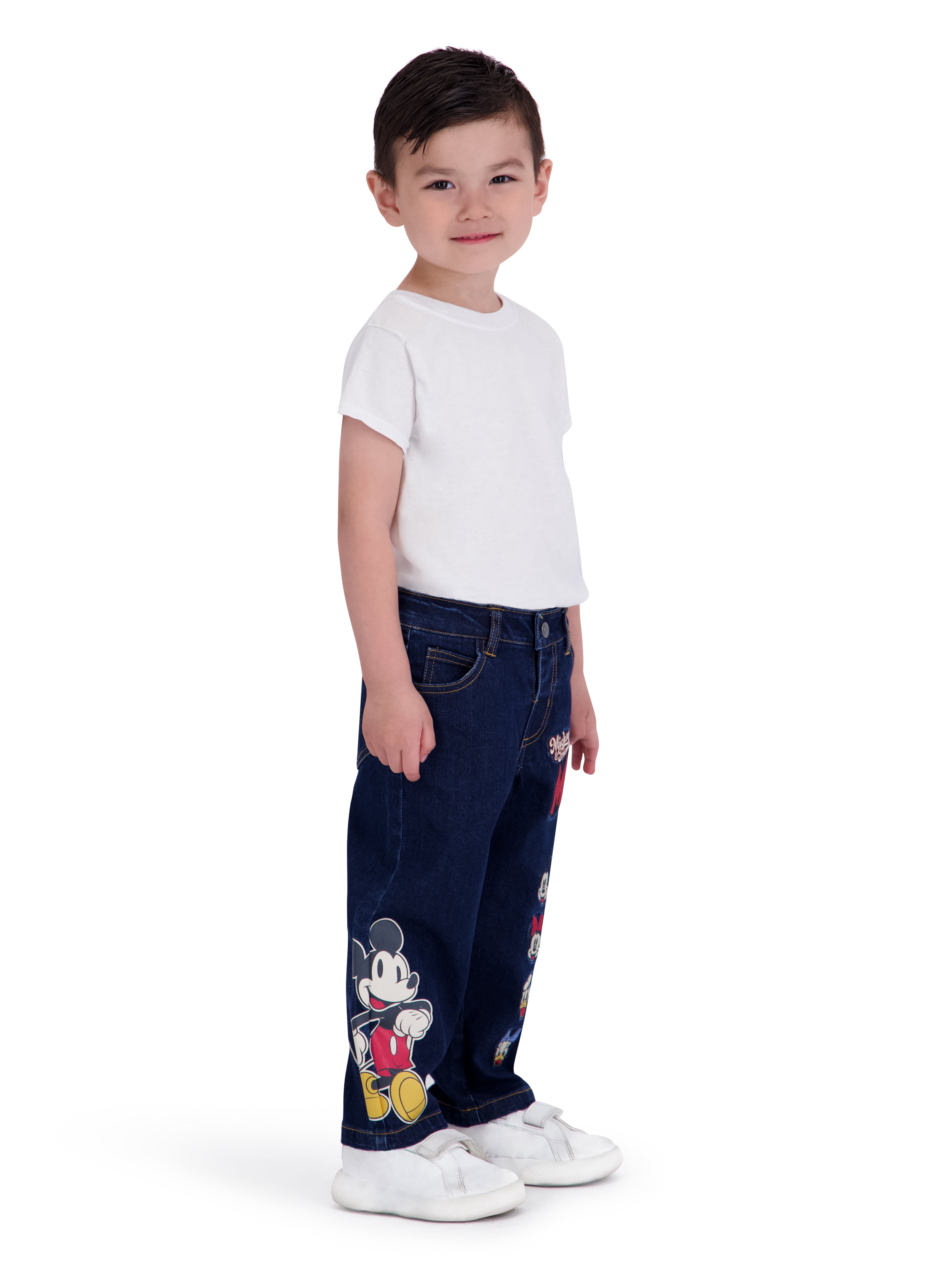 Mickey Mouse Toddler Boy Denim Pant, Sizes 12M-5T