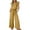 AA-Yellow, variant on JURANMO Limited Time Sales of The Day, Linen Jumpsuits for Women 2025 Summer Ruffle Sleeves Square Neck Rompers Casual Drawstring Waist Wide Leg Overalls with Pockets Navy L