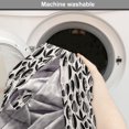 thumbnail image 6 of Vintage Dog Crate Cover, Continuous Abstract Pattern with Half Ornamental Leaves Graphic, Easy to Use Pet Kennel Cover for Medium Large Dogs, 35" x 23" x 27", Charcoal Grey Eggshell, by Ambesonne, 6 of 6