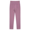 thumbnail image 4 of Hansber Kids Girls Sport Leggings Yoga Pants Compression Tights Running Jogging Sweatpants with Dusty Pink 130, 4 of 8