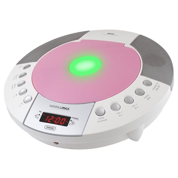 Reproductor de CD HANNLOMAX HX-330CD, radio FM, Bluetooth, despertador
