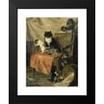 thumbnail image 2 of Henriëtte Ronner-Knip 19x24 Black Modern Framed Museum Art Print Titled - Kittens at Play, 2 of 5