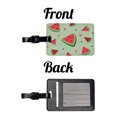 thumbnail image 4 of Watermelon Scattered Fruit Faux Leather Travel Luggage Tag, 4 of 7