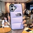 thumbnail image 1 of para iPhone 17/16/15/14/13/12/11 (Pro Plus Pro Max ) PhoneCase The North Face Creativo Relleno de Plumas Funda de Teléfono Móvil Morado Claro, 1 of 6