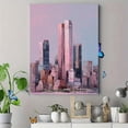 thumbnail image 4 of Abstract Cityscape Oil Painting Canvas Print Wall Art for Living Room Office Hotel Restaurant, 4 of 8