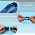 thumbnail image 6 of 2Pcs 2 Style Polyester Ribbon Card Holder Lanyard with Metal Lobster Clasp Black Rope for Mobile Phone Name Tag Camera or Key and 5 Style Silicone Pendant Mixed Color, 6 of 6