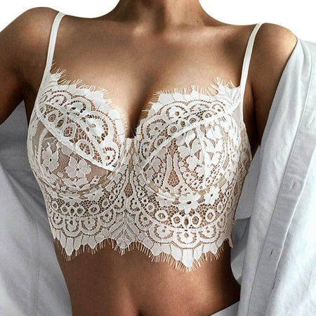MQLKF Women s Big Backless Ultra Thin Lace Steel Ring Sexy Underwear Eyelashes Bra Sexy Underwear Sexy Elegant Fashionable Women Sleep Dress