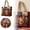 38*35*10cm, variant on Quilted Tote Bag USA 250th Anniversary Floral Print Shoulder Bag Patriotic Independence Day Tote for Everyday Use