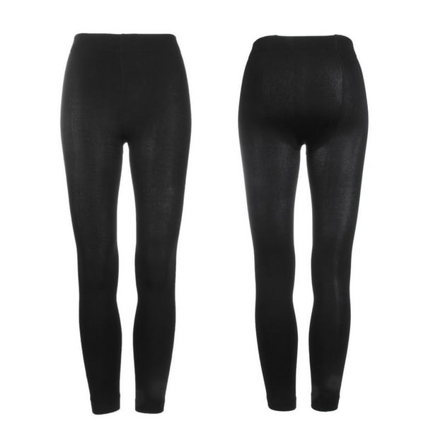 Womens Fleece Lined Leggings High Waist Buttery Soft Stretchy Warm Best  Leggings,Black,Thick Footless Tights 