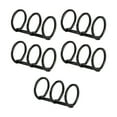 thumbnail image 3 of 5 uds Anillos de carpeta de hojas metálicas sueltas DYNWAVEMX Negro 20mm Anillos de libro, 3 of 8