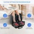thumbnail image 5 of Comfier 2 in 1 Foot Massager Machine & Ottoman Foot Rest Shiatsu Calf and Foot Massager with Heat  Black, 5 of 13