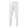 thumbnail image 5 of OSOLU Men Solid Color Long Trousers Tether Pants Sports Sweatpants Street Casual Trousers Fashionable Classic Leisure Workout Training Joggers Bottoms, 5 of 6