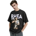 thumbnail image 4 of Rhea Ripley Vintage Oversized Shirt Men's Short Sleeved Tops Women's Crew Neck Graphic Tees, 4 of 5