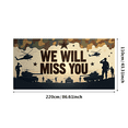 thumbnail image 6 of LUUFILx Military Themed Background Banner with Planes Tanks and Soldiers We Will Miss You Text Party Decorations Farewell Party Photography Props Veterans Event Military Celebration, 6 of 8